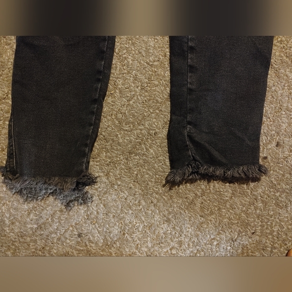 Free People high rise Jegging skinny jeans black wash size 27 NWT - Picture 7 of 10